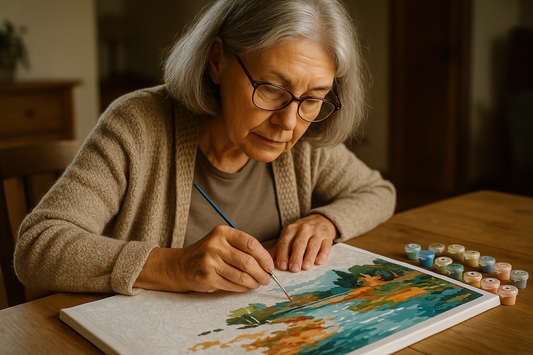 Paint-by-Numbers and Elderly Therapy