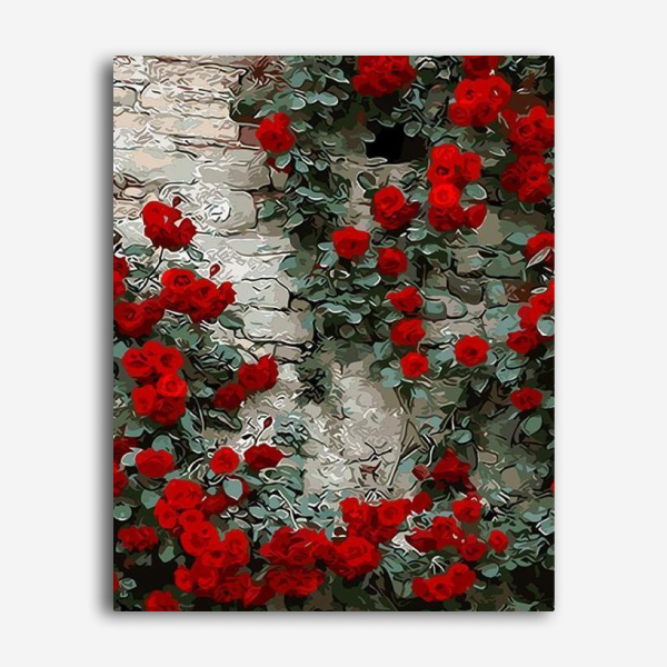 Climbing Roses  - Paint By Number Kit