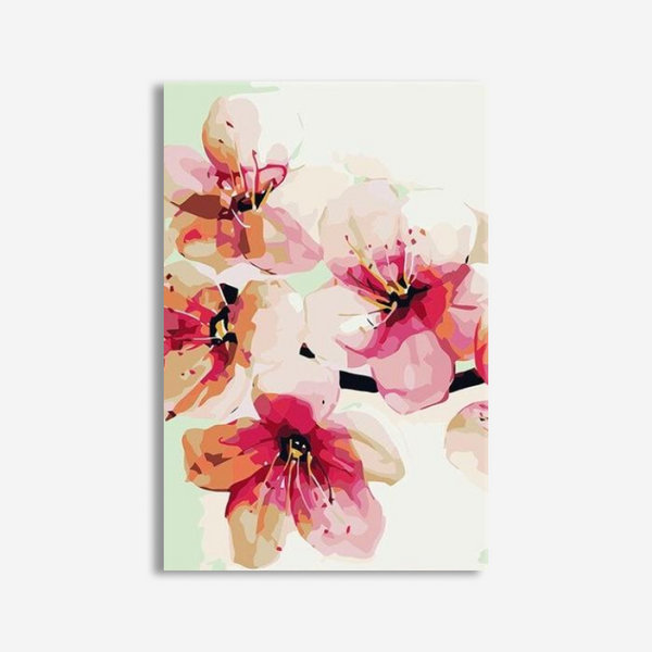 Floral Pink - Paint By Numbers Kit