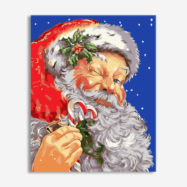 Christmas, Santa Claus - Paint By Number Kit