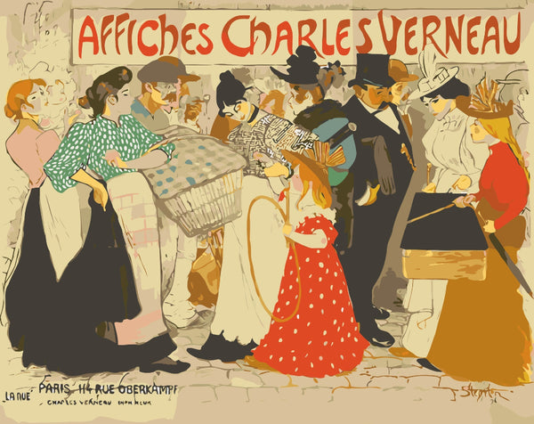 Paint by Numbers Parisian Poster Parade