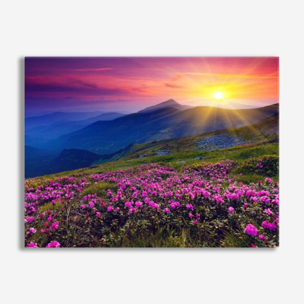 Scenic Mountain Sunset - Paint By Number Kit
