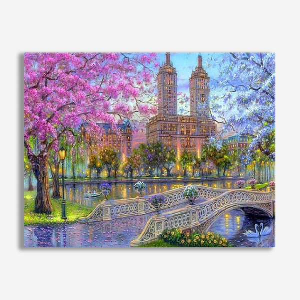 Spring, Central Park - Paint By Number Kit