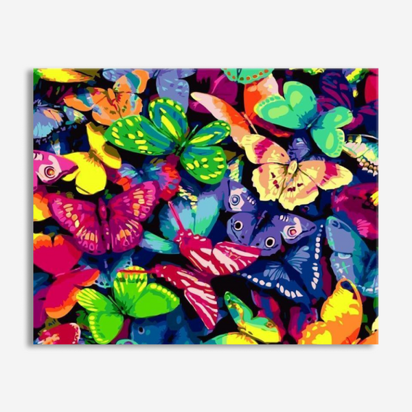 Butterflies - Paint By Number Kit