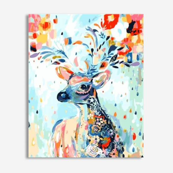 Colorful Deer - Paint By Number Kit